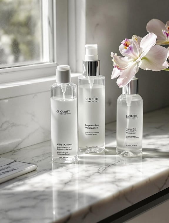 sensitive skin product selection