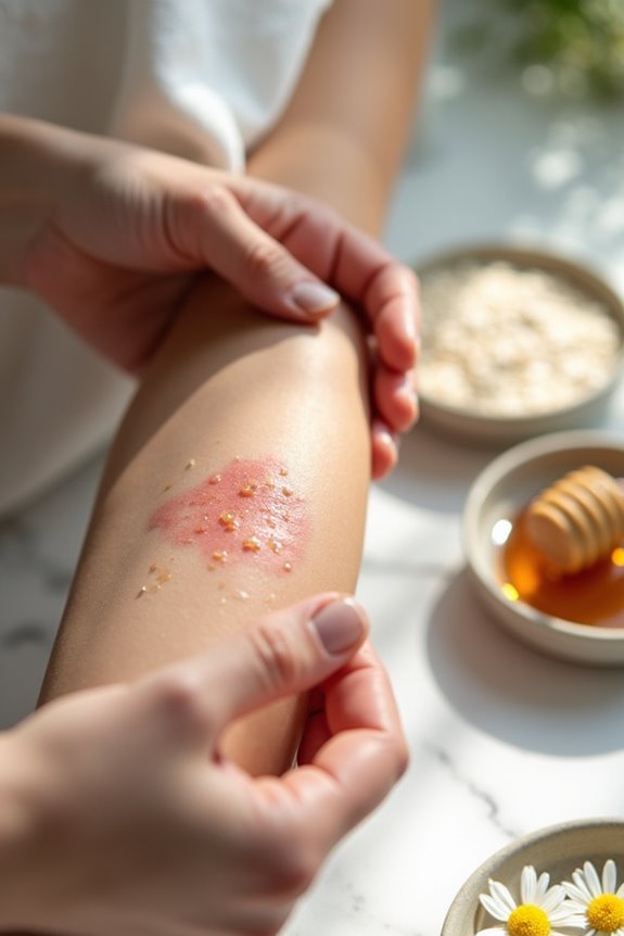 eczema flare up calming strategies