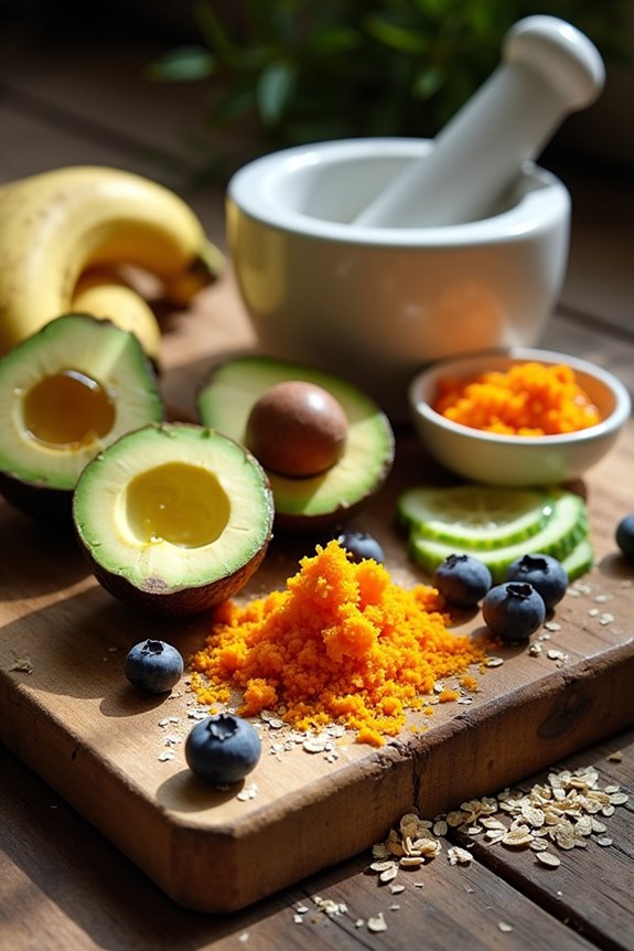 fresh produce antioxidant masks