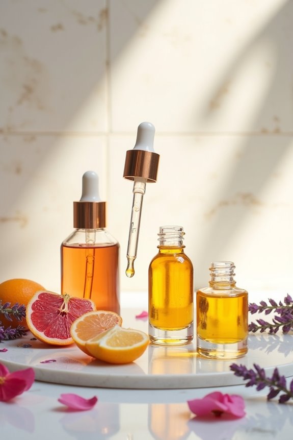 glowing skin essential oil serums