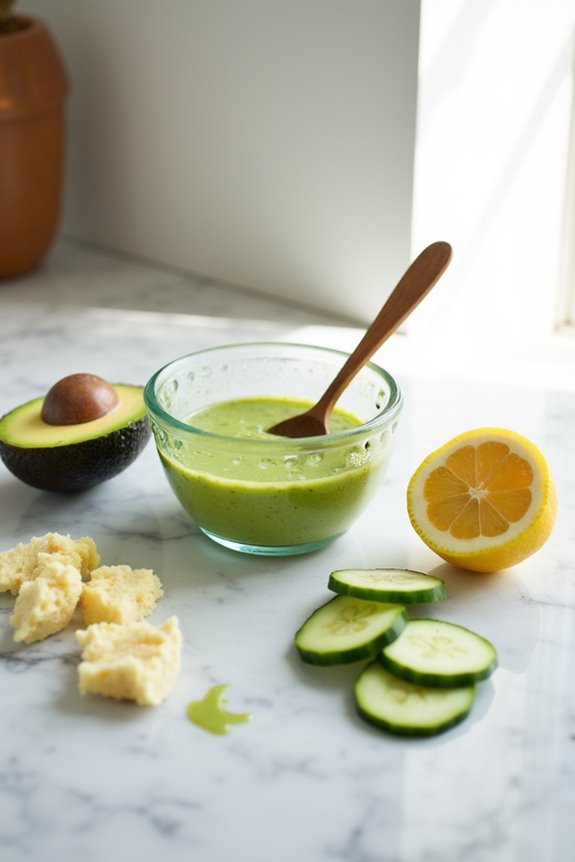 honey free mask ingredients