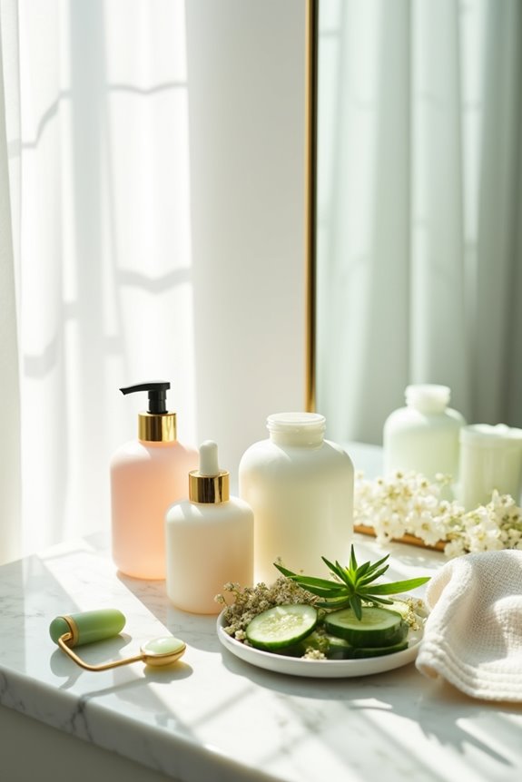 moisturizer and gentle products