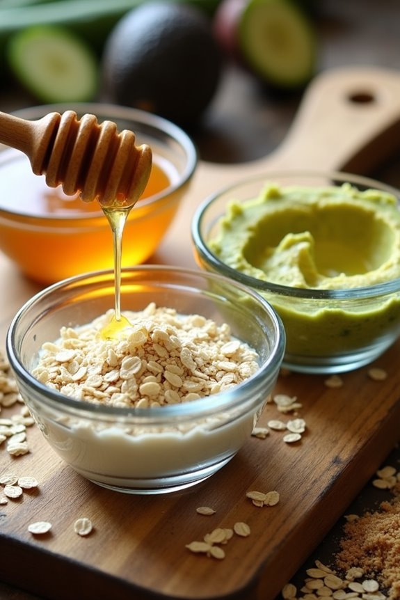 pantry staple exfoliating masks