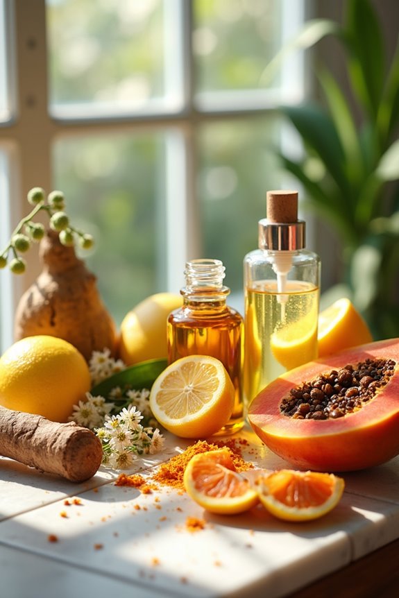 skin brightening essential oils