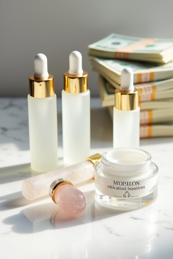 skincare marketing cost analysis
