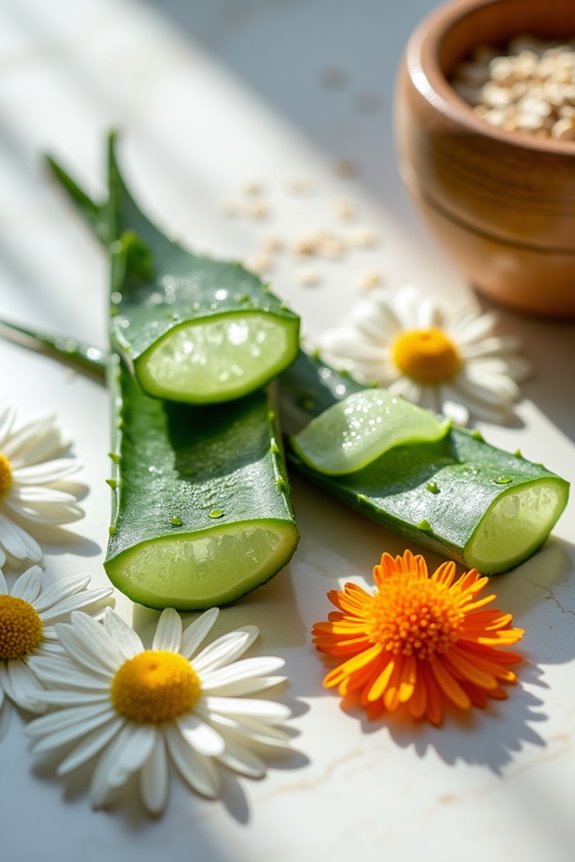 soothing plant based ingredients